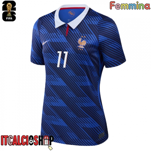 Francia Michael Olise #11 Prima Maglia Femmina Mondiali 2026 Manica Corta